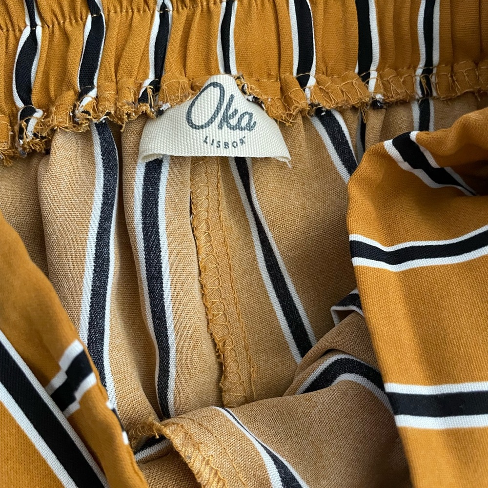 Oka Lisboa trousers, fits between a 4-6, burnt orange